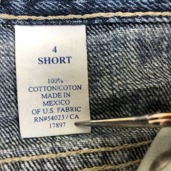 Old Navy Women's Bootcut Jeans Sz 4 Short (28 X 28.5) Low Waist All Cotton Blue - Picture 6 of 11